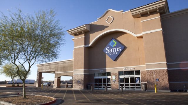 PHOENIX, ARIZONA, JUNE 11, 2017: SAMS CLUB WAREHOUSE STORE