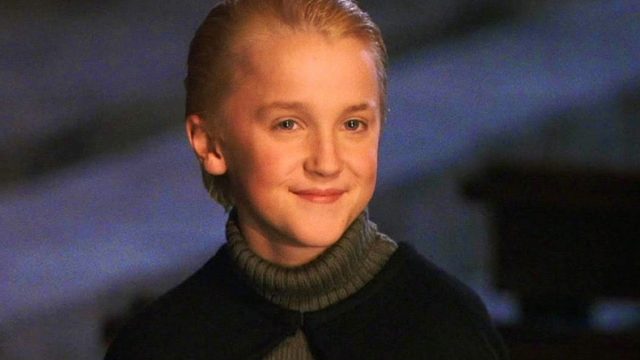 tom felton as draco malfoy in harry potter