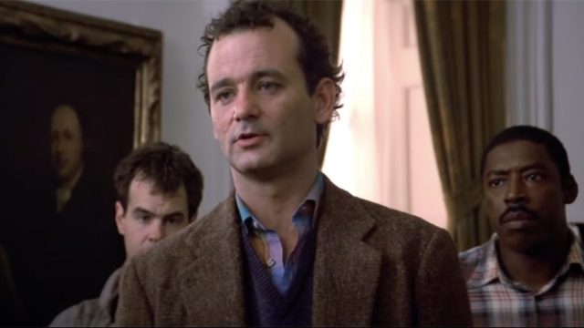 Dan Aykroyd, Bill Murray, and Ernie Hudson in Ghostbusters