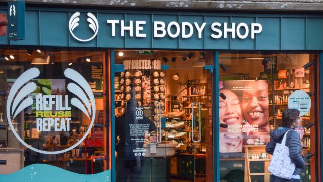 A Body Shop storefront
