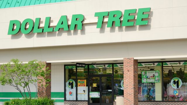 A Dollar Tree storefront