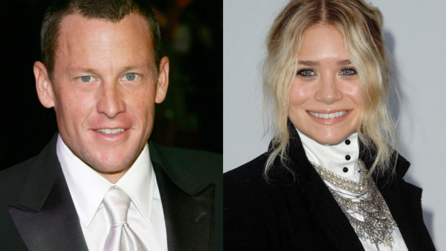 Lance Armstrong and Ashley Olsen