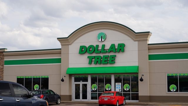Dollar Tree discount store.