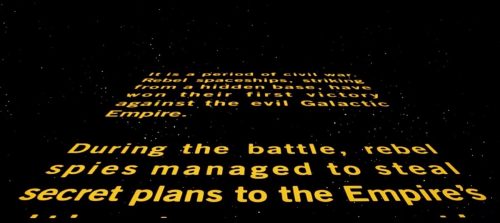 star wars original opening crawl