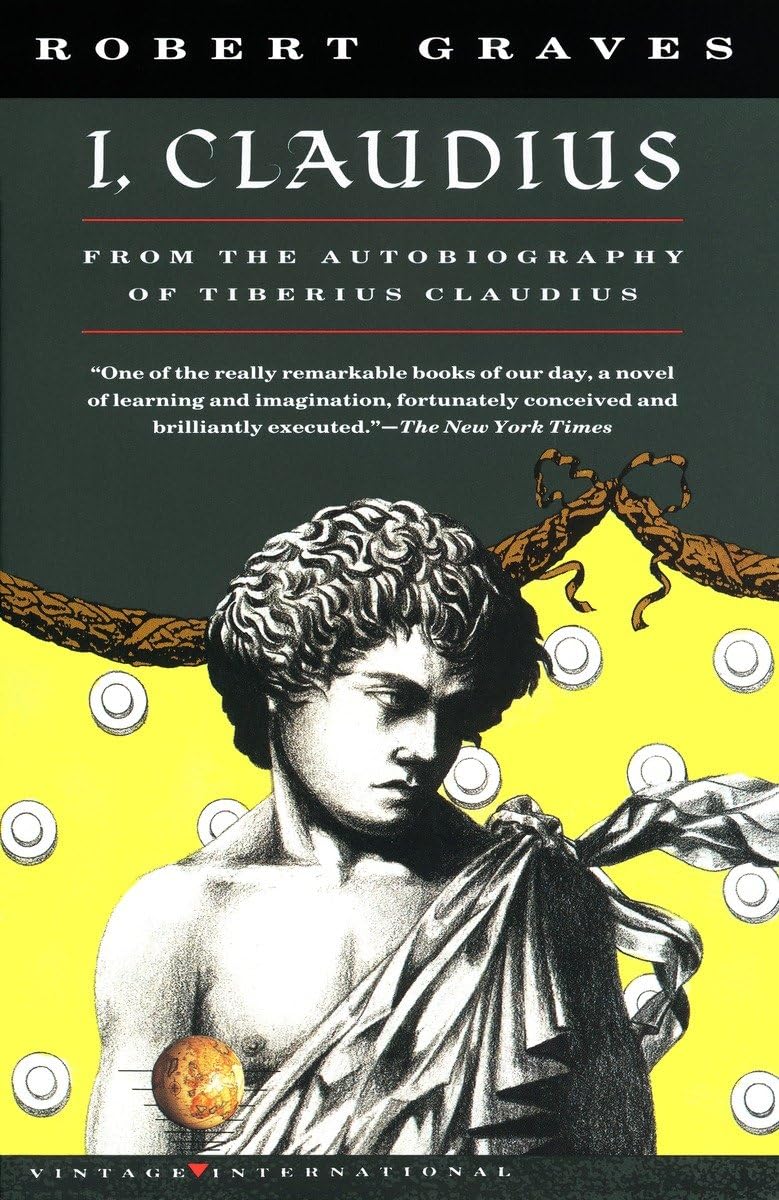 "I, Claudius" by Robert Graves book cover
