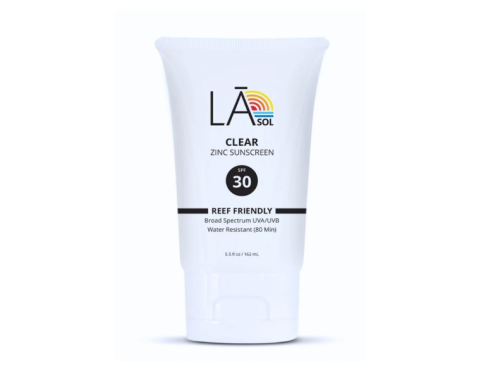 bottle of sunscreen