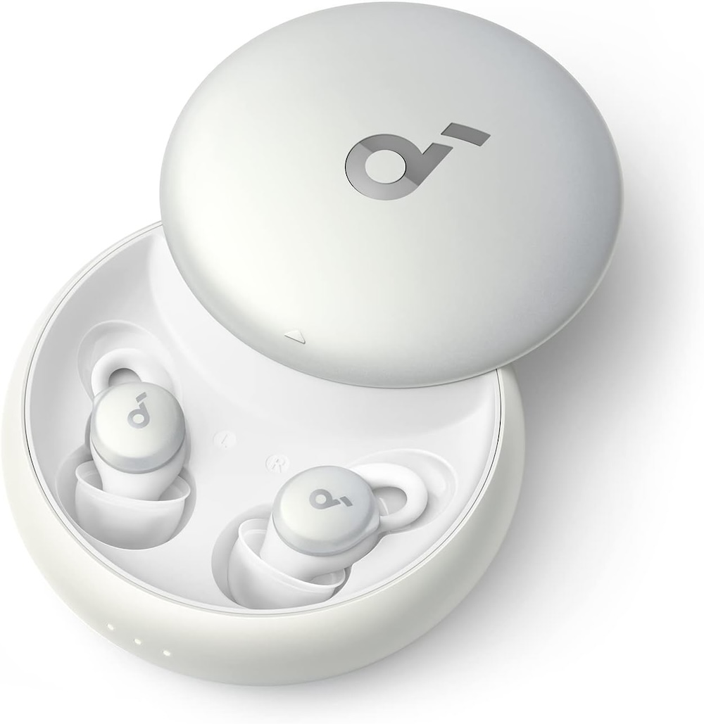 A pair of Anker Soundcore Sleepbuds