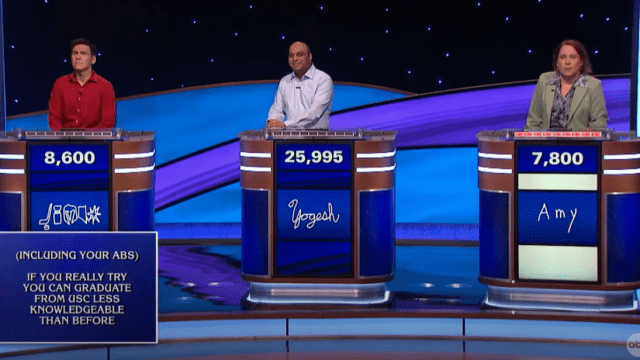 Jeopardy! Masters contestants on May 1, 2024