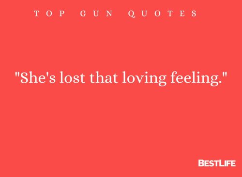 "she's lost that loving feeling."