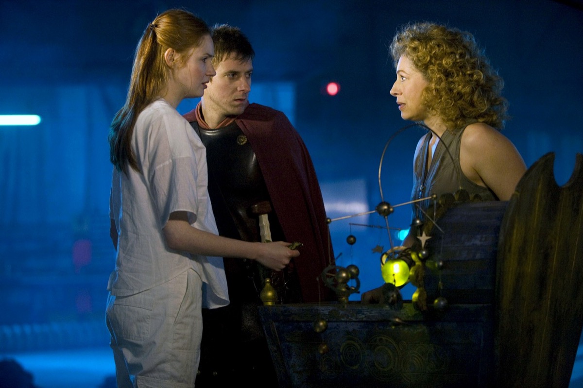 Karen Gillan, Arthur Darvill, and Alex Kingston on Doctor Who