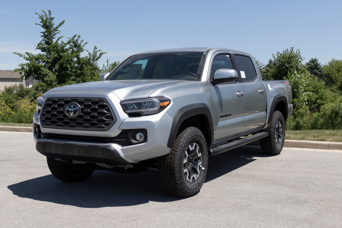 Gray Toyota Tacoma