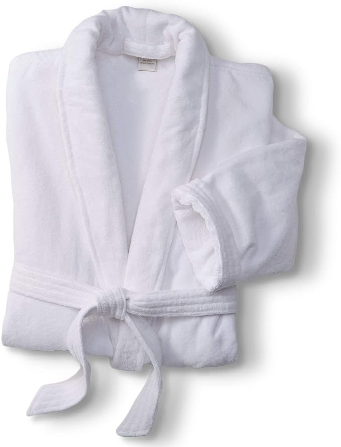 A terry velour robe