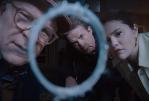 Steve Martin, Martin Short, and Selena Gomez in Only Murders in the Building