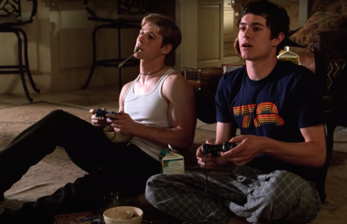 Ben McKenzie and Adam Brody on The O.C.