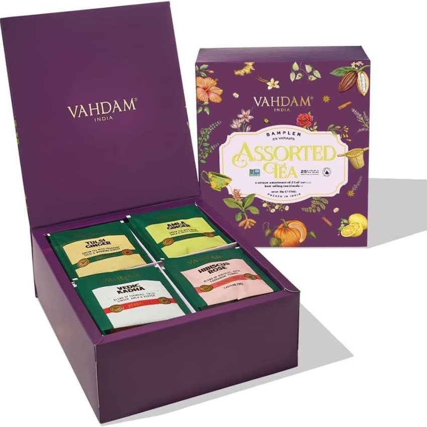 A Vahdam tea set