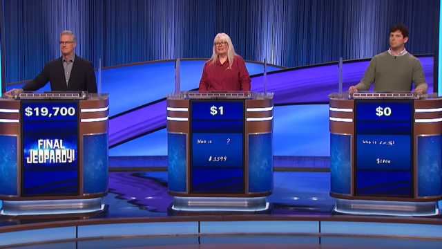 contestants on the July 17, 2024 episode of Jeopardy