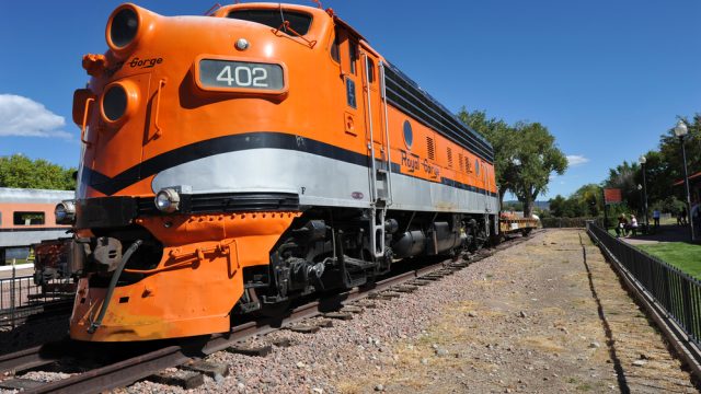 Royal Gorge train in the station
