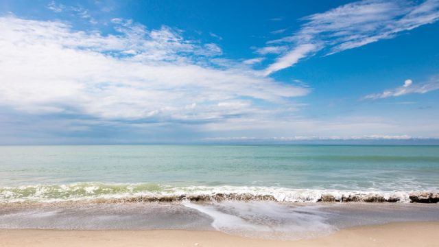 coastline of sanibel island