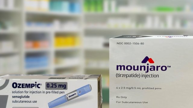 boxes of ozempic and mounjaro