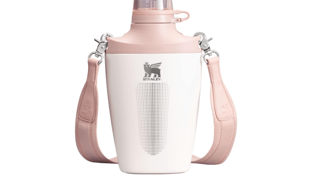 Stanley Cross Bottle water bottle in pink and white
