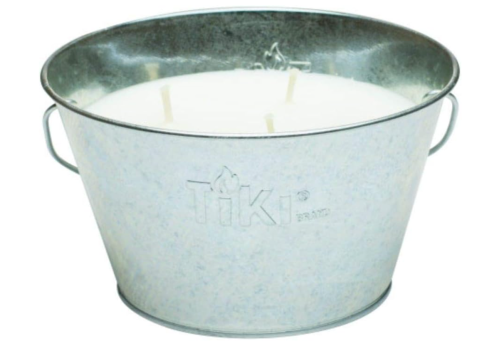 Tiki citronella candle