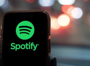 spotify app on smartphone