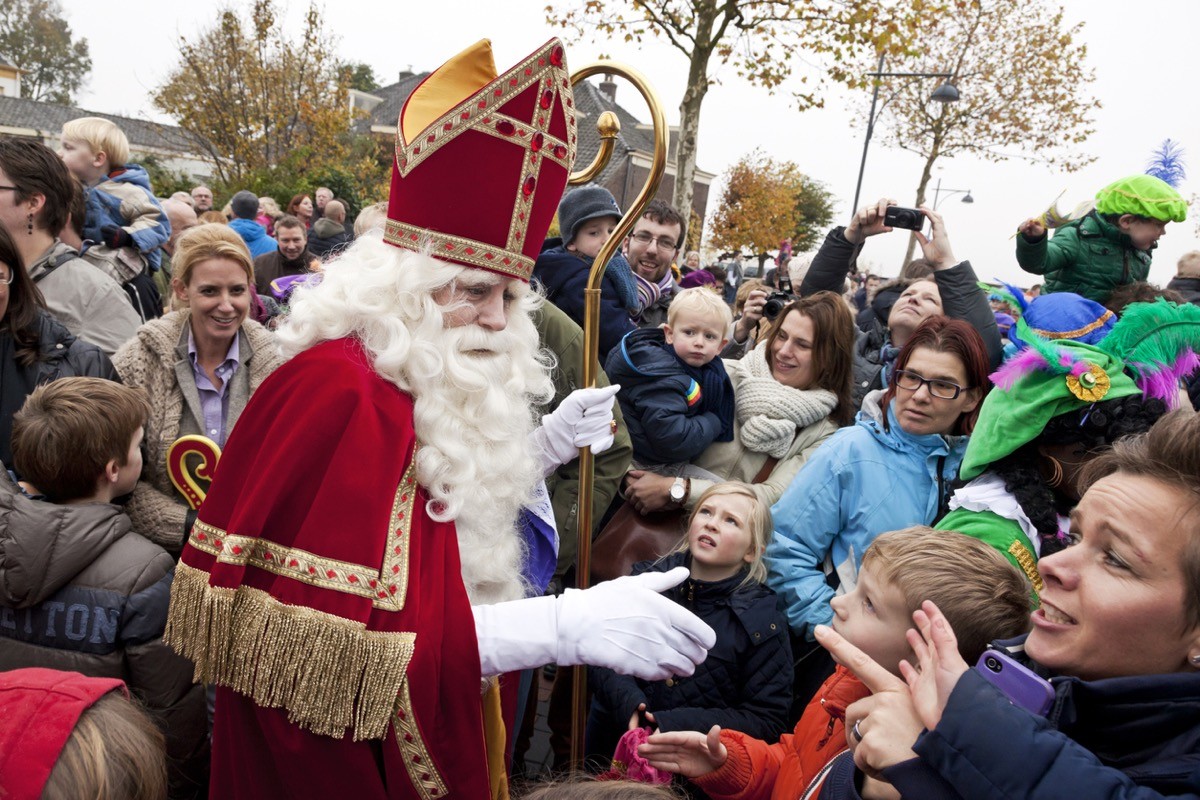The arrival of Sinterklaas in the city of Zaltbommel