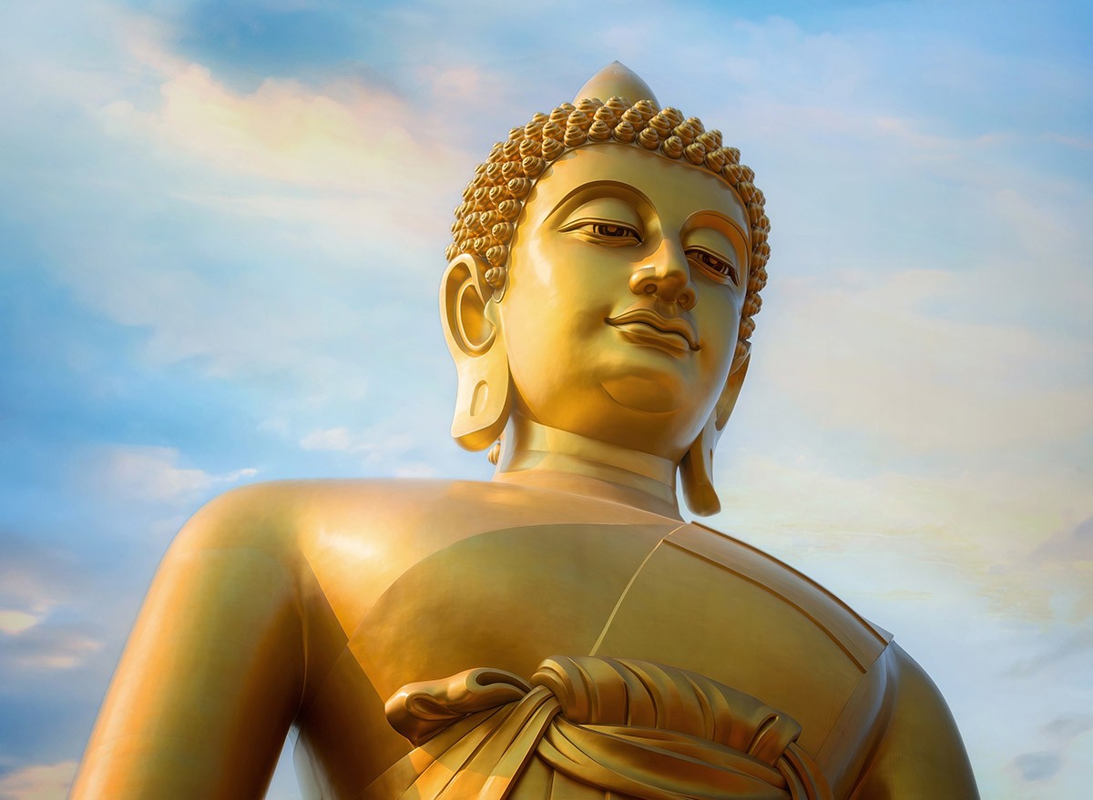 The Big Seated Buddha Statue in Bangkok, Thailand