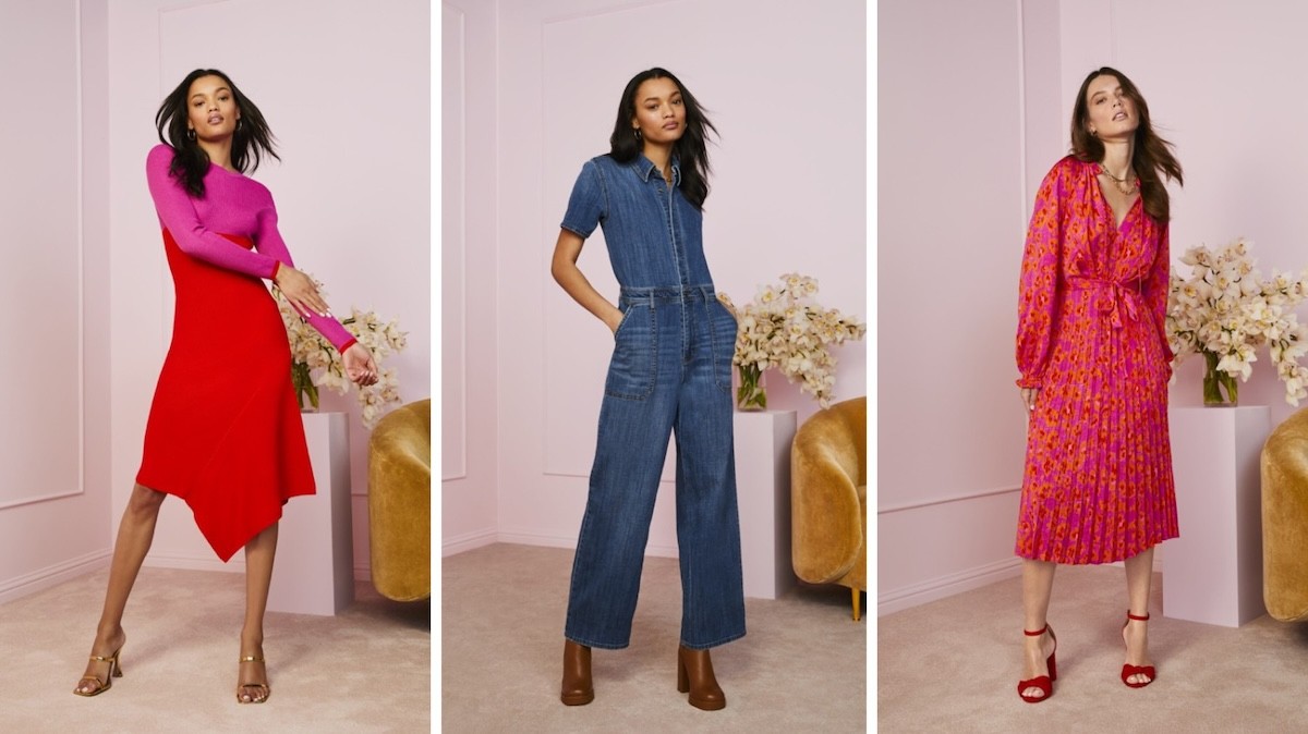 Models wearing Scoop Collection clothing from Walmart