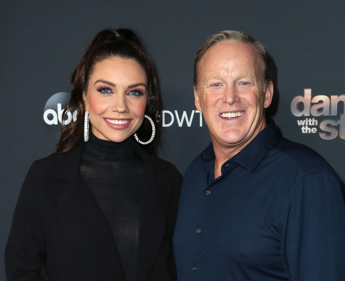 Jenna Johnson with her Dancing With The Stars Partner Sean Spicer