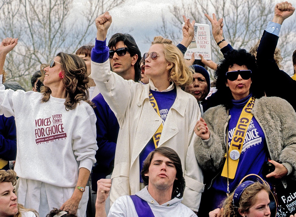 Cybill Shepherd at  "March For Women's RIght's" in Washington, DC