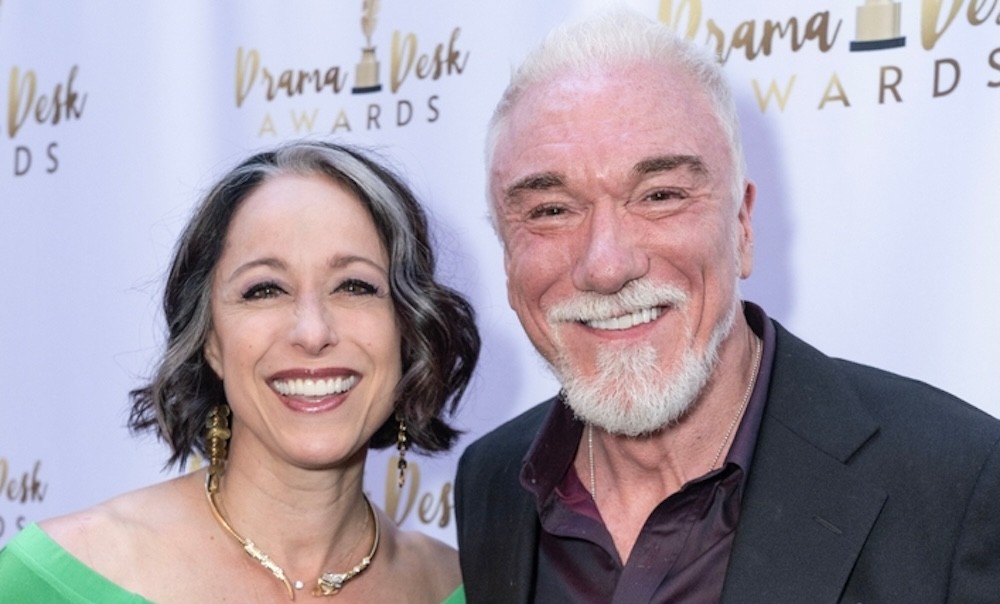 Paige Davis and Patrick Page on the red carpet at an event