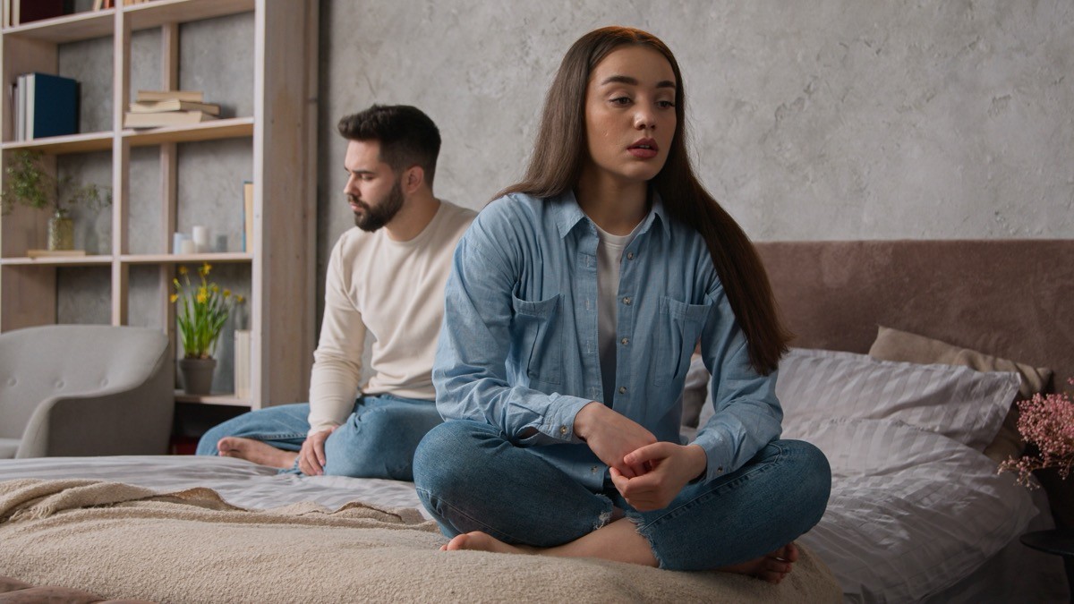 couple upset after conversation