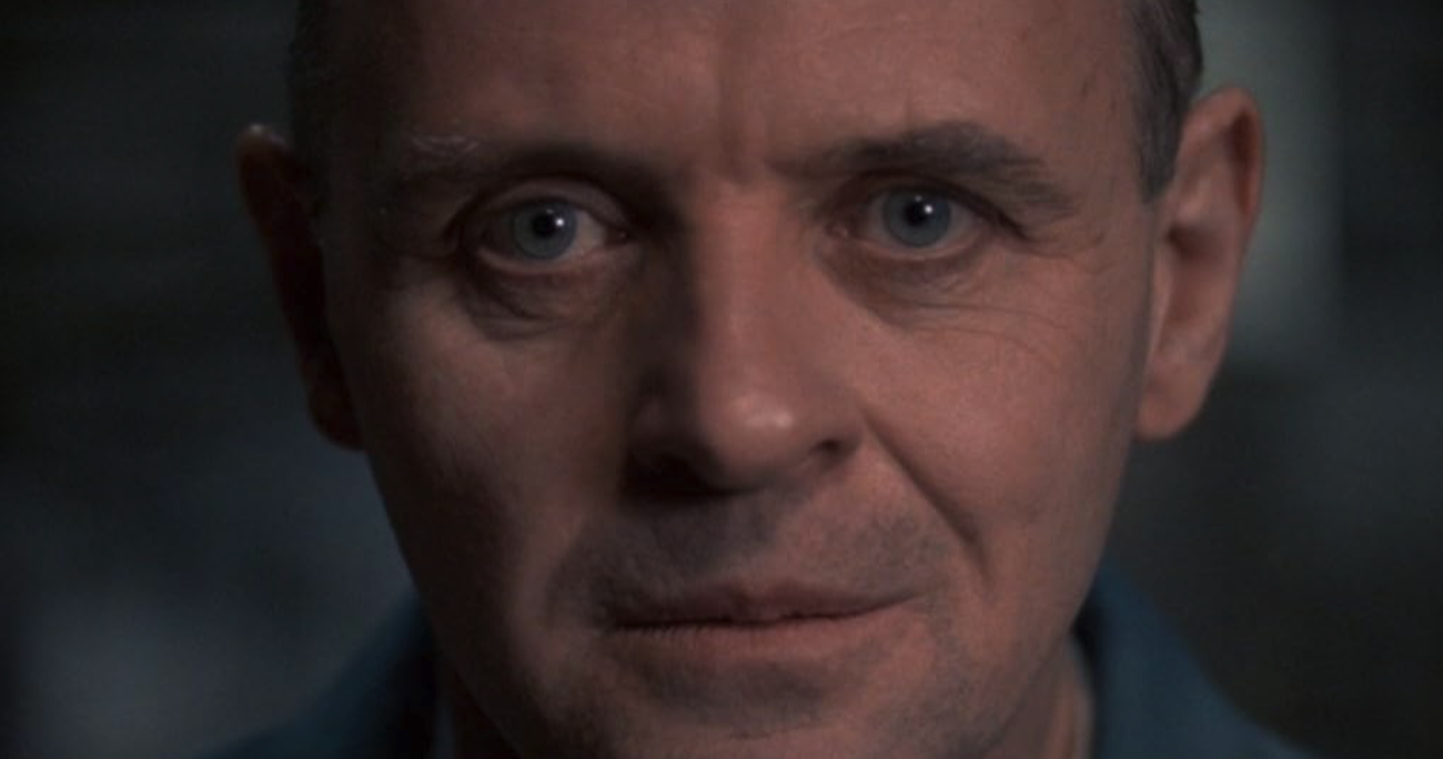 Anthony Hopkins in Silence of the Lambs