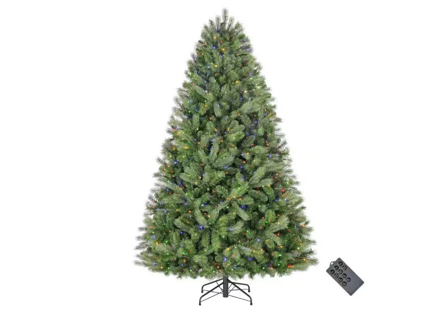 Home Depot ​Prelit LED Alderwood Scotch Pine