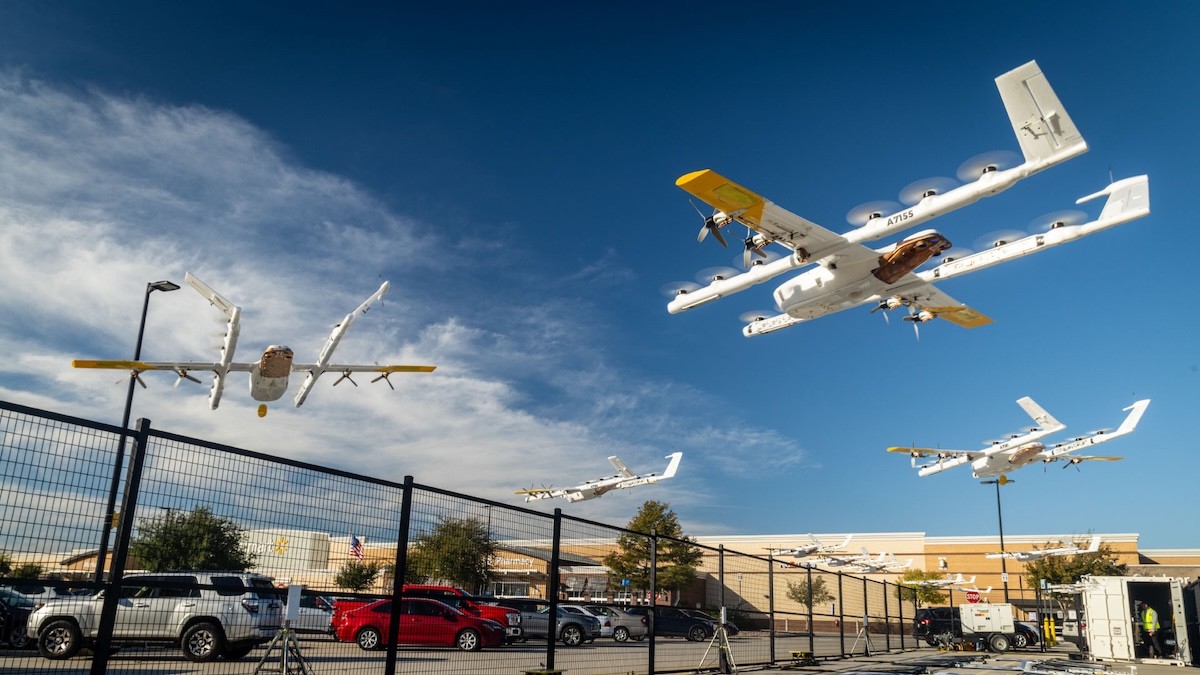 delivery drones at Walmart