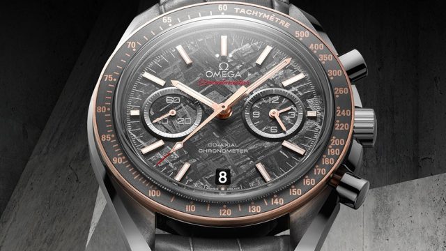 Omega speedmaster grey side moon meterorite