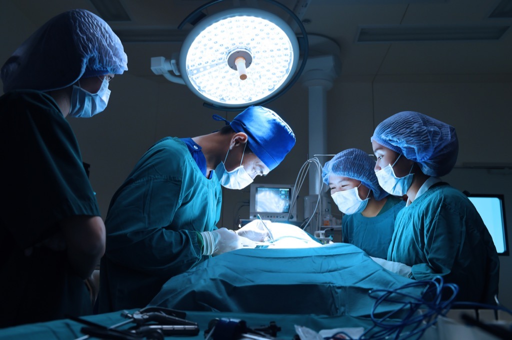surgeon performing operation, facts about the lottery