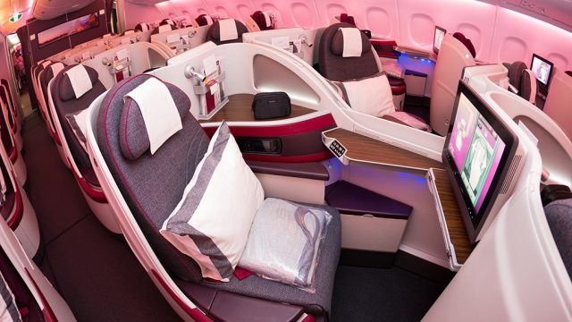 First class cabin