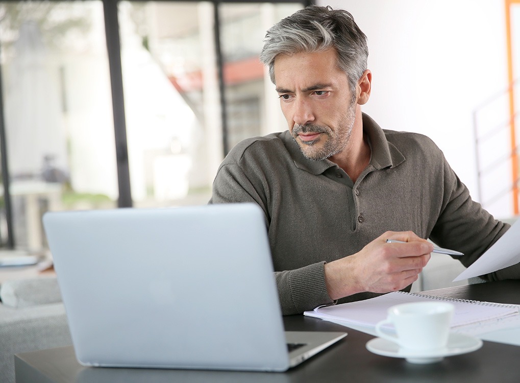 Man Discovering Family Tree Adventures